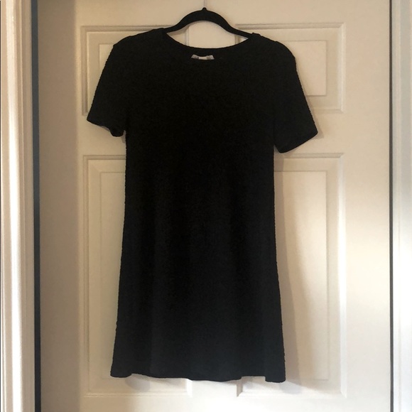 Short Sleeve Casual Black Dress - Picture 1 of 2